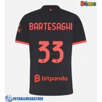 Fotballdrakt Dame AC Milan Davide Bartesaghi #33 Tredjedrakt 2026-27 Kortermet